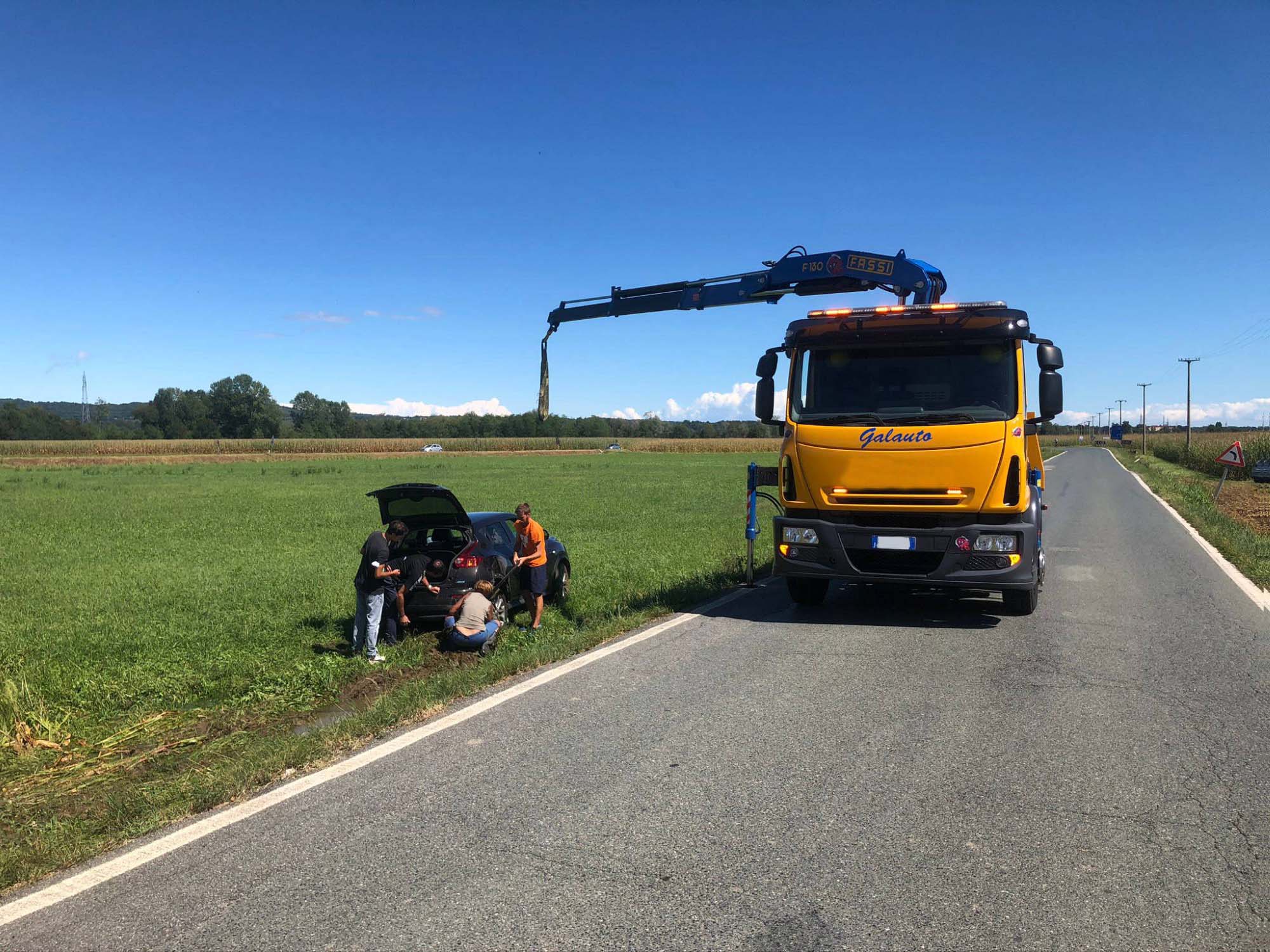 Soccorso Stradale auto Rocca Canavese